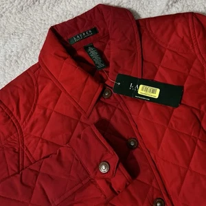 Lauren Ralph Lauren gesteppte Barn Style Jacke Damengröße M neu mit Etikett 198 $ - Bild 1 von 12