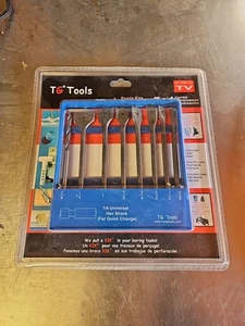 Juego de brocas de pala TG Tools 1/4" vástago hexagonal KIK 7 piezas +1 combo COMO SE VE EN TV - Imagen 1 de 2