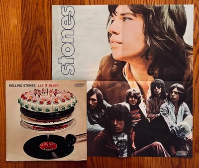THE ROLLING STONES: Let It Bleed~Rare DJ/Promo Album w/Poster~LONDON #PS 509 - Image 1 of 4