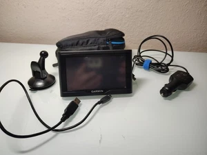 Garmin Nuvi 57 GPS + 32GB Micro SD Card Dash Mount Adapter Bundle LIFETIME MAP - Picture 1 of 10
