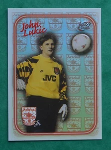 1997 FUTERA FANS SELECTION - JOHN LUKIC - ARSENAL EMBOSSED CARD SE9 - Picture 1 of 1