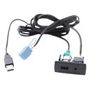 USB Adaptor Cable USB Socket Car Car Accessories Replacement 12-24V 150CM