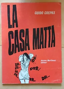 La Casa Matta by Guido Crepax. Erotica, BDSM. 1970, Paperback. FREE P+P - Picture 1 of 5