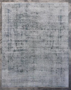9'4" x 12'8" Turkish Kayseri Vintage Hand Knotted Wool Vegetable Dye Rug - Picture 1 of 3