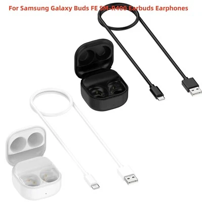 Type-C Charging Case Box For Samsung Galaxy Buds FE SM-R400 Earbuds Earphones - Image 1 of 4