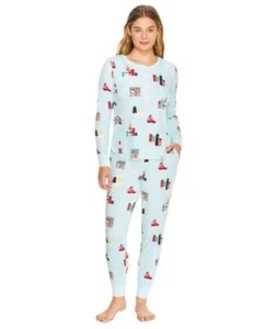 NWT XL 1X 2X Kate Spade New York Brushed Jersey Henley Jogger Christmas Pajamas - Picture 1 of 4