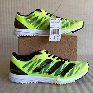 Adidas Mens Adizero Takumi Sen 7 FW9152 Sunrise Pack Yellow Racing Shoe Size 6.5 - Picture 1 of 20