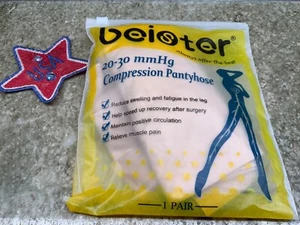 Pantimedias de compresión Beister 20-30 mmHg - Talla MEDIANA - Beige NUEVAS - Imagen 1 de 3