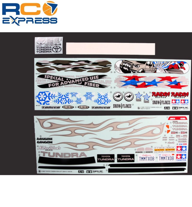 Tamiya RC Sticker Bag: High-Lift Toyota Tundra High Lift TAM9495558 - Image 1 of 1
