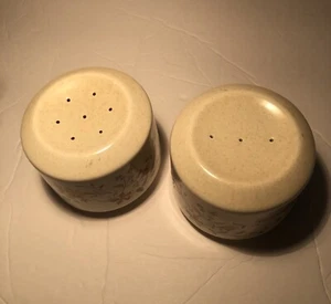 Vintage Lenox Temper-Ware MERRIMENT SALT & PEPPER SHAKERS Floral VTG - Picture 1 of 7