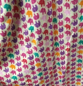 NWT Catherines Womens Elephant Pull On Pants Sz 4X Lounge Pajama Capri 52" W - Picture 1 of 7