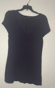GAP Women V-neck Long Lightweight Navy Tunic Size M - Imagen 1 de 1