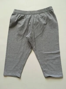 NWOT Lands' End Girls Plus Solid Gray Capri Leggings 8 + - Picture 1 of 2