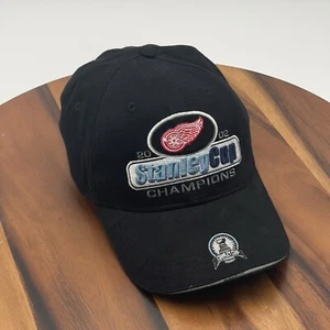 Vintage New Era NHL Detroit Red Wings 2002 Stanley Cup Champions Hat Cap Hockey - Picture 1 of 9