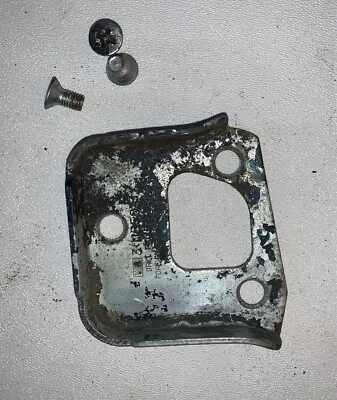 Right Rear Door Catch / Striker Plate off 1965 Jaguar 3.8S. —B— - Image 1 of 2
