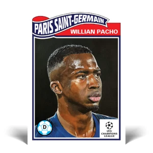 Topps UCL Living Set - Card 728 - Willian Pacho - Paris Saint-Germain - Bild 1 von 2