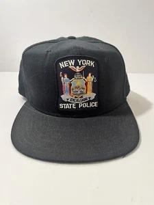 Cappello snapback vintage polizia di stato di New York poliziotto nuova era forze dell'ordine - Foto 1 di 8