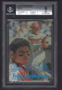 1997 FLAIR SHOWCASE LEGACY ROW 0 #57 IVAN RODRIGUEZ BGS 9 MINT, 2 9.5 SP #99/100 - Picture 1 of 2