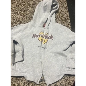 Hard Rock Cafe Nashville zip up hooded sweatshirt size kids medium - Picture 1 of 1