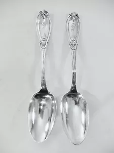 Juego 2 cucharadas antiguas de ley "griego" Hebbardo - Whiting 8+" S-104 - Imagen 1 de 11