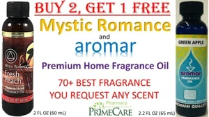 Buy 2, Get 1 FREE Mystic Romance & AROMAR 70+ Premium Essential Oil 60 mL (2 oz) - Picture 1 of 3