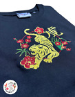 "Tiger Blossoms" embroidered unisex sweatshirt 2 Dragons To Tea