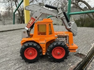 Matchbox SuperKings No. K-5 Muir Hill Tractor Digger 1972 Lesney , Orange - Picture 1 of 10