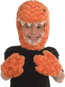 Child's Rust Plush Tyrannosaurus Rex T-Rex Dinosaur Costume Accessory Set - Picture 1 of 1