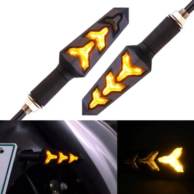 Luz intermitente LED señales de giro para motocicleta Kawasaki Ninja 250R 500R 650R M10 Foto 1 de 4