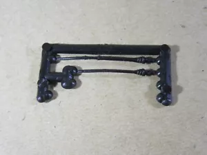 313W Vintage Solido Francia Lotto 2 Antenne Plastica Nera Di Veicolo Militare - Foto 1 di 4