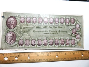 1909/10 Teddy Roosevelt Presidential Ink Blotter 9 Inch - Picture 1 of 7