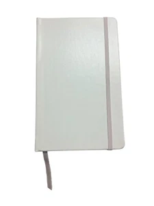 Kate Spade Notebook Journal Blank White Leatherette Cover 8"x5" New No Packaging - Picture 1 of 11