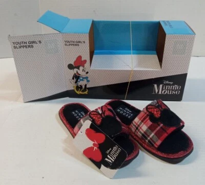 Nuevo Talla 11 DISNEY ~MINNIE MOUSE~ ¡Zapatillas para niñas jóvenes! Foto 1 de 4