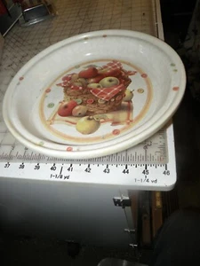 1997 Certified International Marjolein Bastin 11" Apple Pie Plate - Picture 1 of 2
