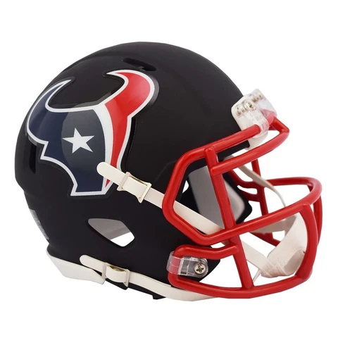 Houston Texans Black Matte Speed Mini Helmet New In Box 10685 Cover