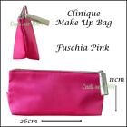 Clinique Fuschia Pink Make-up Bag or Pencil Case Hot Pink NEW
