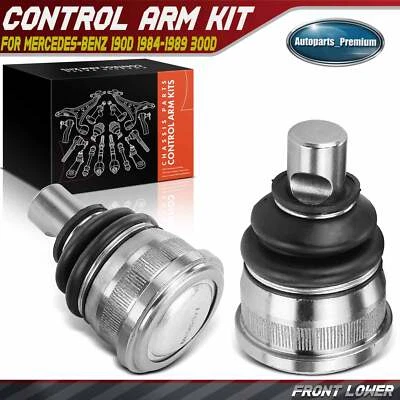 2Pcs Front Lower Ball Joint for Mercedes-Benz 190D 1984-1989 300D 1990-1993 E300 - Image 1 of 4