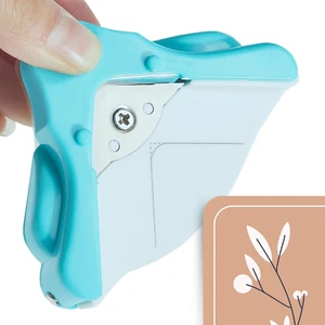 Paper Corner Rounder with Chips Tray – 5Mm Corner Cutter Punch Tool for Photo Ca - Picture 1 of 9