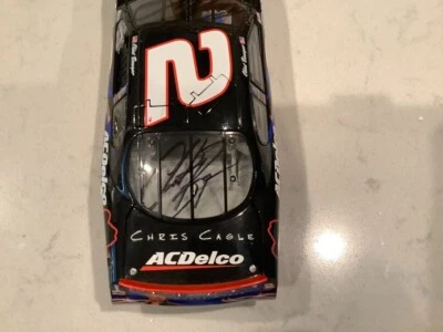 CLINT BOWYER/CHIDRESS 2005 AUTOGRAPHED CHEVY IMPALA AC DELCO DIECAST & CARD - Image 1 of 4