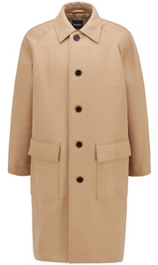 HUGO BOSS F-CAM-PATCH MEDIUM BEIGE MEN COAT OVERCOAT 50470118262 - Picture 1 of 5