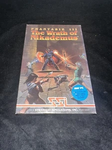 Disquette PC Phantasie III Colère de Nikademus SSI 5 1/4" Big Box 1987 IBM - Photo 1/3