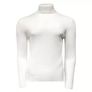 Suéter blanco cuello de tortuga Lavane' 501T de ajuste delgado - Imagen 1 de 8
