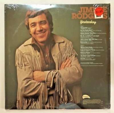 Jimmie Rodgers~Yesterday-Today~2 Vinyl LP's~ScrimShaw Records (ASP-1001)~SEALED! - Image 1 of 4