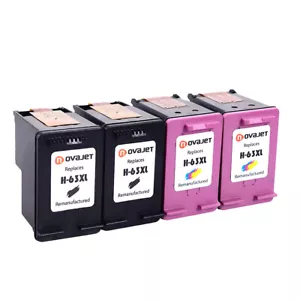 4 pezzi per HP 63 XL 63xl cartuccia inchiostro Deskjet 3632 2130 2132 1110 1111 3636 3637 - Foto 1 di 6