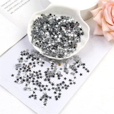 Parche estrella PVC cinco puntas maquillaje estrella luna papel chatarra boda fiesta ojo Foto 1 de 4