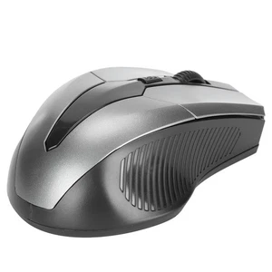 (Grey)Wireless Mouse 2.4G Ergonomic Mini Optical Computer Accessories For - Picture 1 of 12