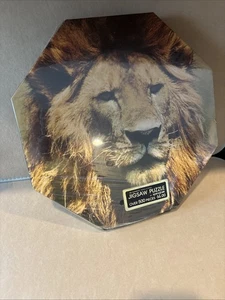 Vintage Springbok King Of Beasts Lion Octagonal 500 Piece Jigsaw Puzzle SEALED - Picture 1 of 6