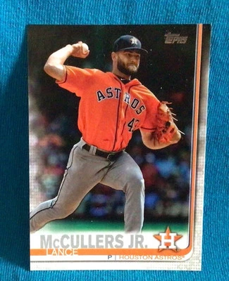 2019 Topps - #397 Lance McCullers Jr. Houston Astros - 2 different issues - Image 1 of 4