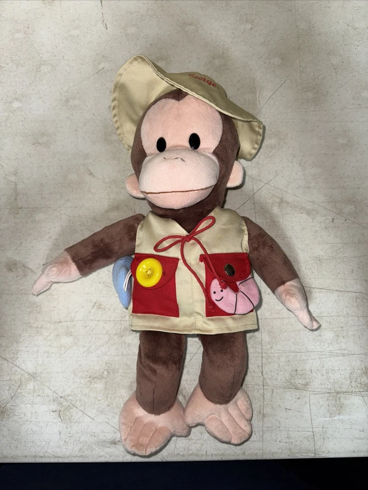 Curious George Gund Peluche Pesca Teach Me Pescador 18” ¡En Excelente Estado! Foto 1 de 4