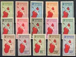 [505] Madagascar 1935-38 airmail good set very fine MH stamps val $190 - Picture 1 of 1